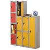Trexus 3 Door Locker W305xD460xH1780mm Silver Yellow - 862508
