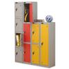 Trexus 4 Door Locker ACTIVECOAT W305xD305xH1780mm Silver - 862524