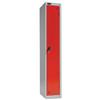 Trexus Plus 1 Door Locker W305xD460xH1780mm Silver Red - 862778
