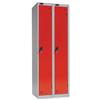 Trexus Plus 1 Door Locker W305xD460xH1780mm Silver Red - 862906