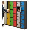 Trexus Plus 1 Door Locker W305xD305xH1780mm Black Yellow - 862980