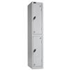 Trexus Plus 2 Door Locker Nest of 1 W305xD305xH1780mm Silver - 863189