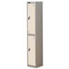 Trexus Plus 2 Door Locker W305xD305xH1780mm Silver White - 863236