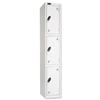 Trexus Plus 3 Door Locker W305xD305xH1780mm Silver White - 863723