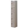 Trexus Plus 5 Door Locker Nest of 1 W305xD460xH1780mm Silver - 864697