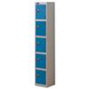 Trexus Plus 5 Door Locker W305xD460xH1780mm Silver Blue - 864702