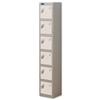 Trexus Plus 6 Door Locker W305xD460xH1780mm Silver White - 865228