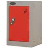 Trexus Plus Nesting Quarto Locker 305x460x480mm Silver Red - 865676
