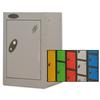 Trexus Plus Quarto Locker 1 Door 305x305x480mm Black Silver - 865715