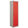 Trexus Clean Dirty Locker 1 Door W460xD460xH1780 Silver Red - 865854