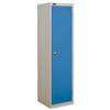 Trexus Uniform Locker 1 Door W460xD460xH1780 Silver Blue - 865901