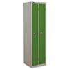 Trexus Twin Locker 2 Door W460xD460xH1780 Silver Green - 865985