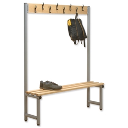 Trexus Single Side Bench with Hooks 2000x350 Ref 866126