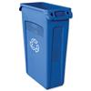 Rubbermaid Slim Jim Recycling Bin Venting Channels - 3540-07-BLU