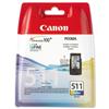 Canon CL-511 Inkjet Cartridge Tri-Colour - 2972B001AA