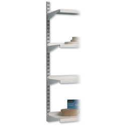 Trexus Top Shelf Extension Upright for Shelving Unit H1048mm White