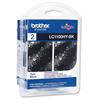 Brother Inkjet Cartridges 2x450pp Black [Pack 2] - LC1100BKBP2