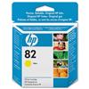 Hewlett Packard (HP) No. 82 Inkjet Cartridge 28ml Yellow [for Designje