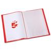 5 Star Soft Cover Display Book 20 Pockets A4 Red - 901163