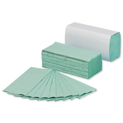 5 Star C Fold Paper Towels Sheet 330x230mm 144 Towels Per Sleeve Green [Packed 20]