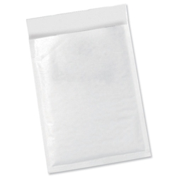 5 Star Bubble Bag Envelopes  Peel and Seal No.5 White 260x345mm [Pack 50]