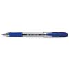 5 Star Grip Ball Point Pen 1mm Tip 0.5mm Line Blue [Pack 12] - 908382