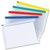 5 Star Zip Filing Bags PVC Clear Front with Coloured Seal [Pack 30]