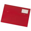 5 Star Document Wallet Polypropylene A4 Red [Pack 3] - 908722
