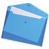 5 Star Envelope Wallet A4 Translucent Blue [Pack 5] - 908773