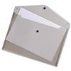 5 Star Envelope Wallet A4 Translucent Smoke [Pack 5] - 908803