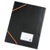 5 Star 3 Flap Elasticated File A4 Black [Pack 5] - 908854