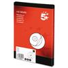 5 Star Inkjet/Laser CD Label 2 Per Sheet White & Black- 909302