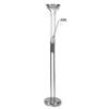 Idelec Uplighter Mother and Child Lights Separate Dimmers 1830mm Tall Silver Ref 909450