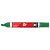 5 Star Flipchart Marker Pen Water-based Line Width 2.0mm Green [Pack 12]