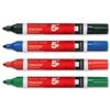 5 Star Flipchart Marker Pen Water-based Line Width 2.0mm Assorted [Pac