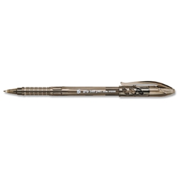 5 Star Grip Ball Pen 1.0mm Tip 0.4mm Line Black [Pack 10]