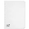 5 Star Subject Dividers Multipunched Manilla Card 5-Part A4 White