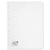 5 Star Subject Dividers Multipunched Manilla Card 10-Part A4 White