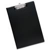 5 Star Fold-over Clipboard with Front Pocket Foolscap Black