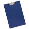 5 Star Fold-over Clipboard with Front Pocket Foolscap Blue