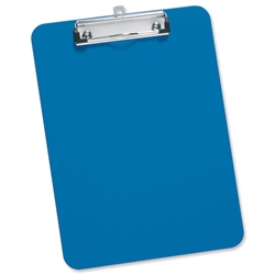 5 Star Clipboard Plastic Durable with Rounded Corners A4 Blue