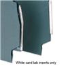 5 Star Inserts Card for Lateral File Tabs White [Pack 50] - 913799