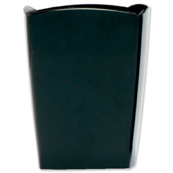 5 Star Pencil Pot W74xD74xH105mm Black