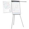 5 Star Easel Drywipe Magnetic with Pen Tray A1 Grey- 8102472