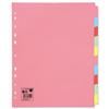 5 Star Subject Dividers Multipunched Manilla Board 10-Part Extra Wide