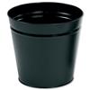 5 Star Metal Waste Bin Round 15 Litres Black - 918206