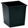 5 Star Waste Bin Square Metal Scratch Resistant 27L Black - 918249