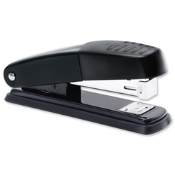 5 Star Stapler Half Strip Metal Top and Base Top Loading Capacity 20 Sheets Black Ref 918745