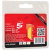 5 Star Compatible Inkjet Cartridge Page Life 280pp Yellow [Canon BCI-6Y Equivalent]