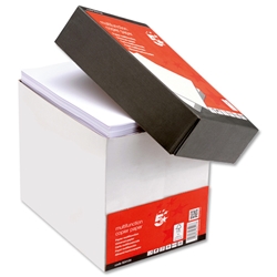 5 Star Everyday Paper Multifunctional 80gsm Fastpack No Wrap A4 White [2500 Sheets]